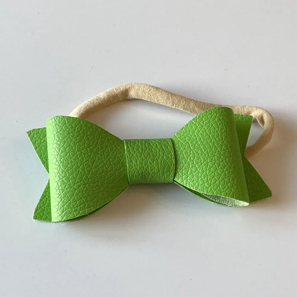 Lot of 18 NEW! Handmade Baby Headband Bow Soft Stretchable Infant Hair
